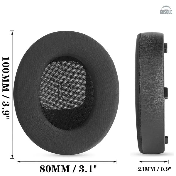 Coussinet pour casque audio, conception en gel pour un meilleur confort