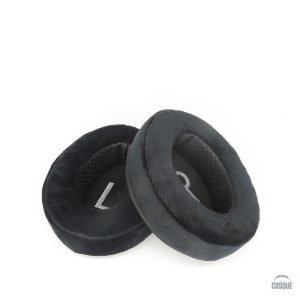 Coussinet audio confortable en velours ou simili cuir pour casque
