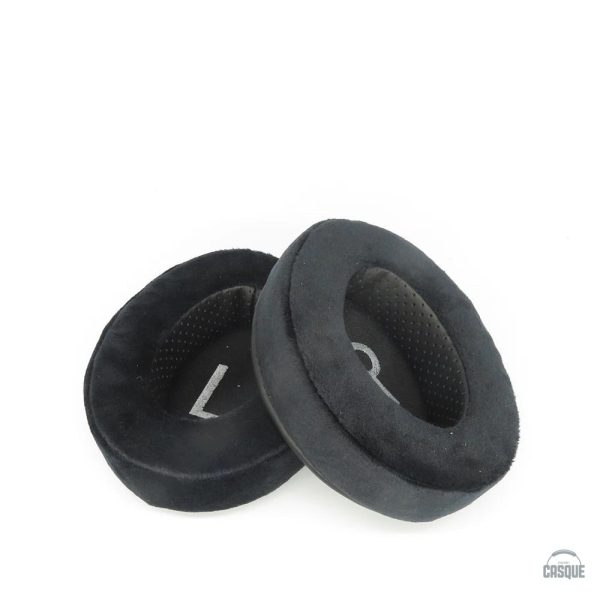 Coussinet audio confortable en velours ou simili cuir pour casque