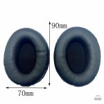Coussinet universel pour casque audio 90 x 70 mm