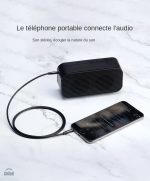 Câble jack 2,5 mm vers 3,5 mm pour haut-parleurs