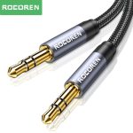 Câble audio jack tressé 3,5 mm