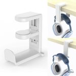 Support de casque compact pour bureau minimaliste