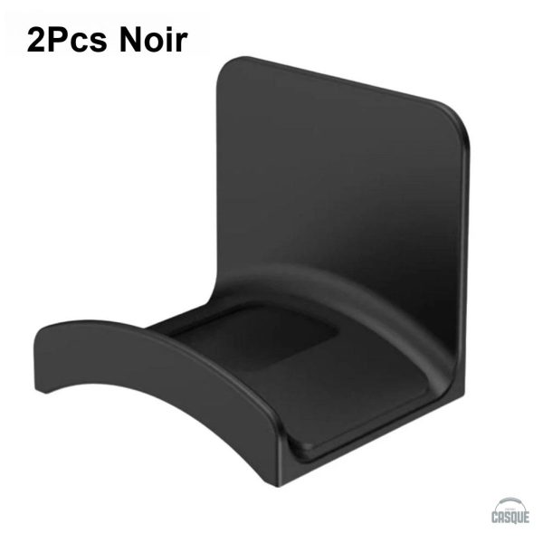 Support casque adhésif pour un rangement pratique et efficace