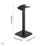 Support casque robuste en aluminium, idéal pour un rangement pratique