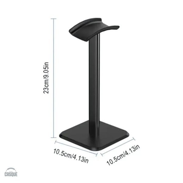 Support casque robuste en aluminium, idéal pour un rangement pratique